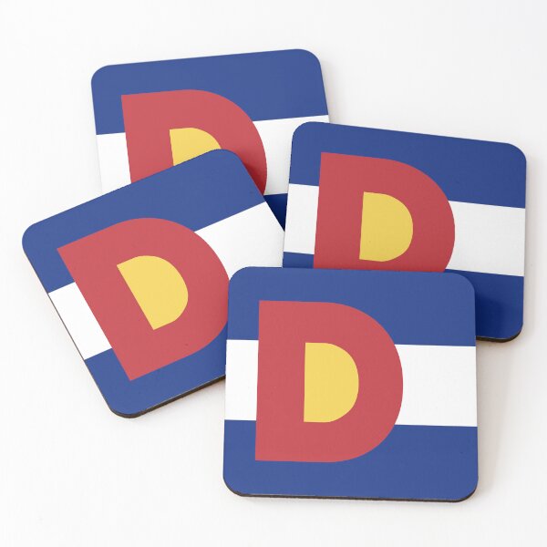 Item preview, Colorado Flag - Letter D designed and sold by FlagFontCO.