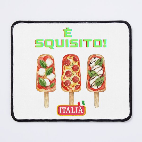 Item preview, Watercolor clipart images of gourmet pizza ice cream popsicles, pop art style. designed and sold by VibranPalette.