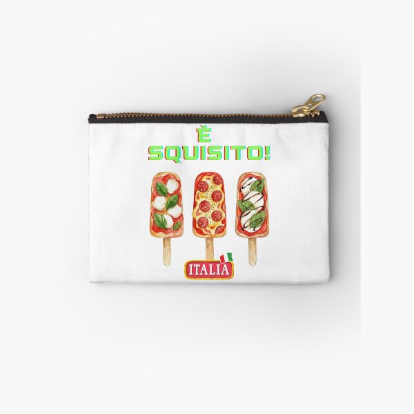 Item preview, Watercolor clipart images of gourmet pizza ice cream popsicles, pop art style. designed and sold by VibranPalette.