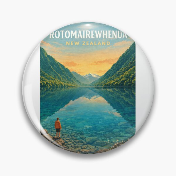 Item preview, Rotomairewhenua Blue Lake Nelson Lakes New Zealand Wilderness designed and sold by Aryabek.