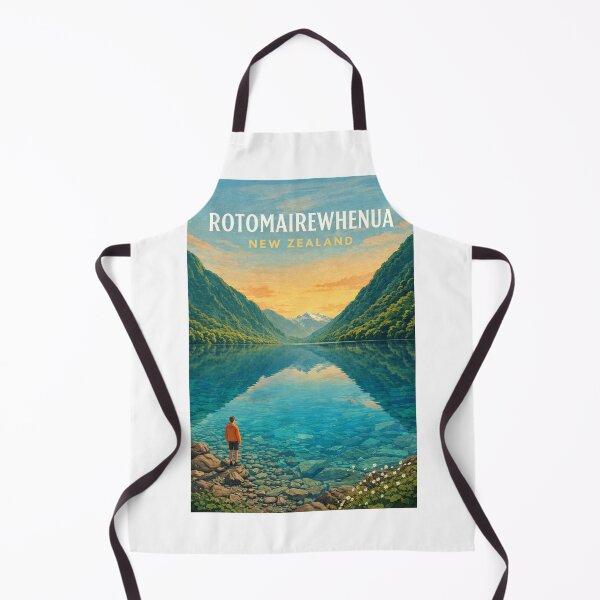 Item preview, Rotomairewhenua Blue Lake Nelson Lakes New Zealand Wilderness designed and sold by Aryabek.