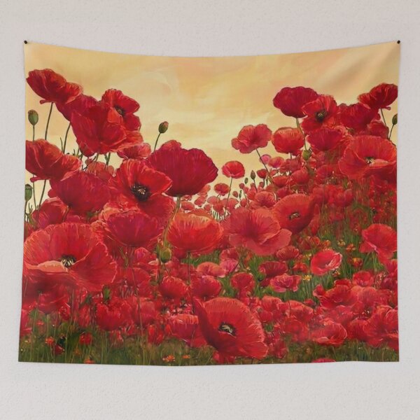 Item preview, Poppy Field designed and sold by bubblyrainbow.