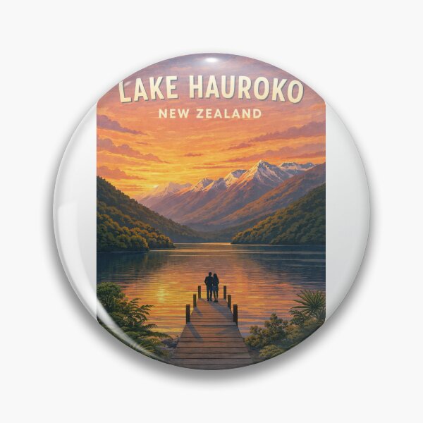 Item preview, Lake Hauroko Fiordland Mountain Reflections New Zealand Sunset designed and sold by Aryabek.