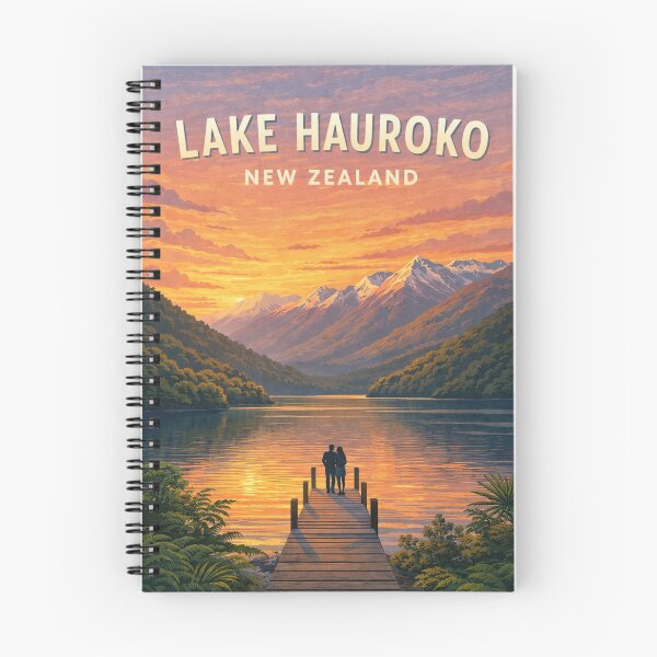 Item preview, Lake Hauroko Fiordland Mountain Reflections New Zealand Sunset designed and sold by Aryabek.