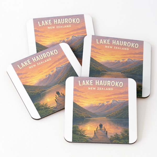 Item preview, Lake Hauroko Fiordland Mountain Reflections New Zealand Sunset designed and sold by Aryabek.