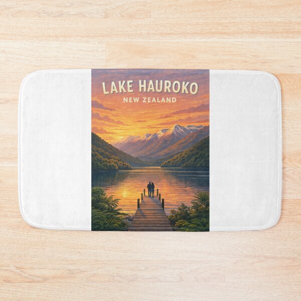 Item preview, Lake Hauroko Fiordland Mountain Reflections New Zealand Sunset designed and sold by Aryabek.