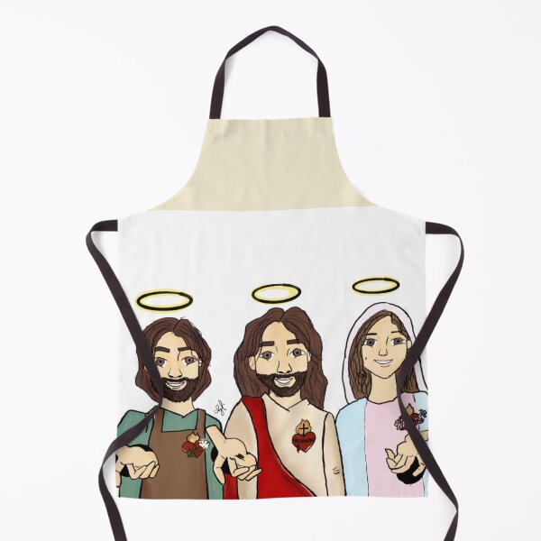 Item preview, Holy Family Three Hearts Catholic Art designed and sold by fiatstore.