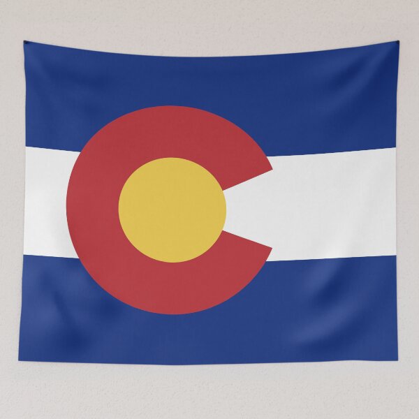 Item preview, Colorado Flag - At Sign designed and sold by FlagFontCO.