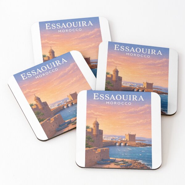 Item preview, Essaouira Medina Atlantic Coast Morocco Seaside Fortress View designed and sold by Aryabek.