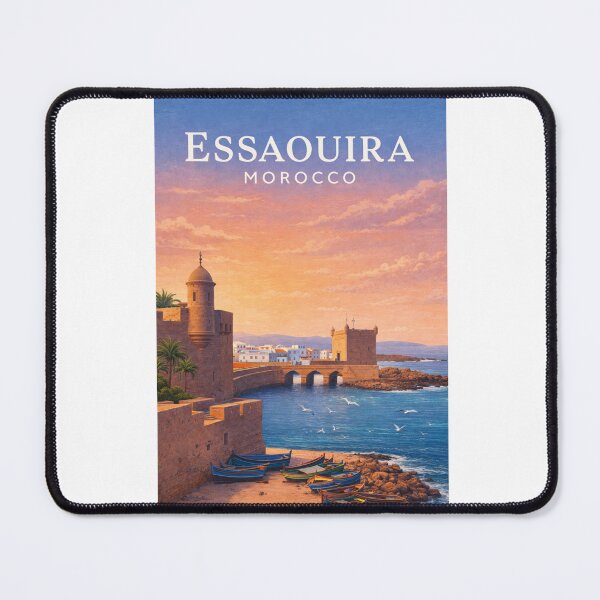 Item preview, Essaouira Medina Atlantic Coast Morocco Seaside Fortress View designed and sold by Aryabek.