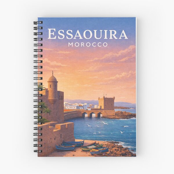 Item preview, Essaouira Medina Atlantic Coast Morocco Seaside Fortress View designed and sold by Aryabek.