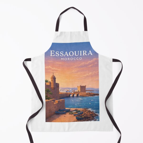 Item preview, Essaouira Medina Atlantic Coast Morocco Seaside Fortress View designed and sold by Aryabek.