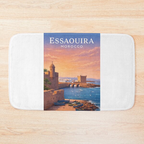 Item preview, Essaouira Medina Atlantic Coast Morocco Seaside Fortress View designed and sold by Aryabek.