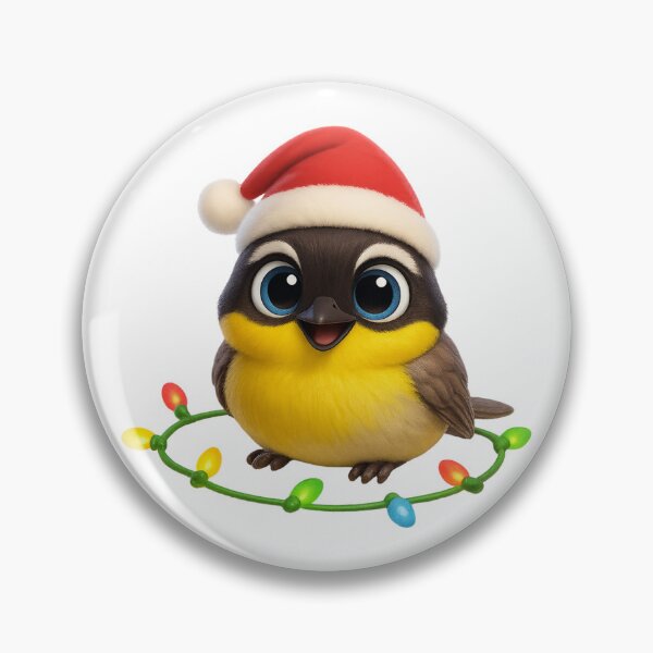 Item preview, Christmas Common Yellowthroat Warbler designed and sold by Sillytoe.