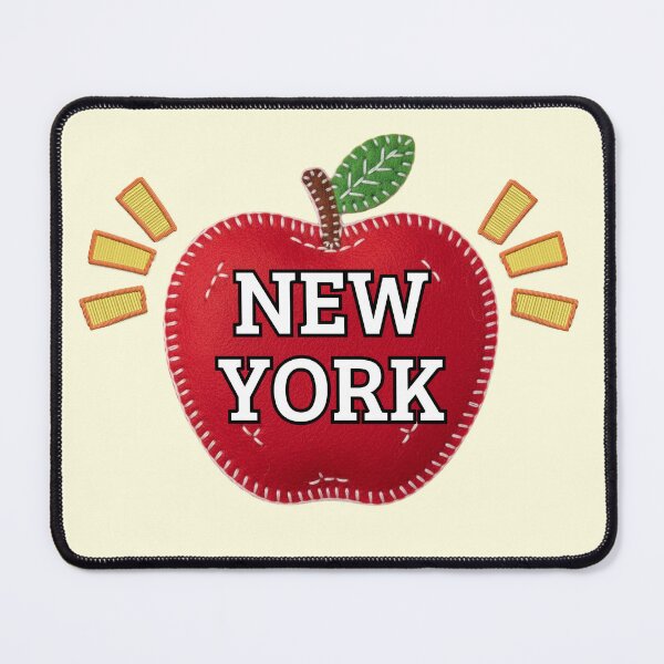 Item preview, New York Big Apple Retro Stitched Patch Graphic designed and sold by SilverSeaBKK.