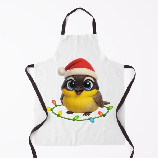 Item preview, Christmas Common Yellowthroat Warbler designed and sold by Sillytoe.