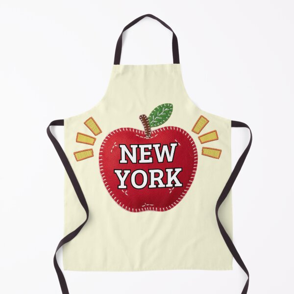 Item preview, New York Big Apple Retro Stitched Patch Graphic designed and sold by SilverSeaBKK.