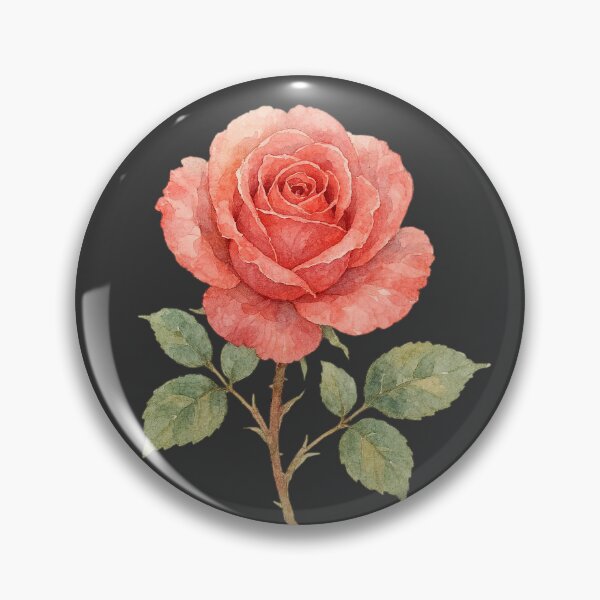 Item preview, Watercolor Red Rose – Elegant  Floral designed and sold by SweetLilith.