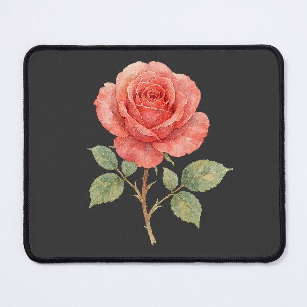Item preview, Watercolor Red Rose – Elegant Floral designed and sold by SweetLilith.