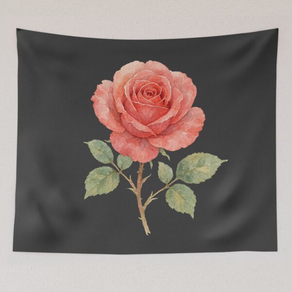 Item preview, Watercolor Red Rose – Elegant  Floral designed and sold by SweetLilith.