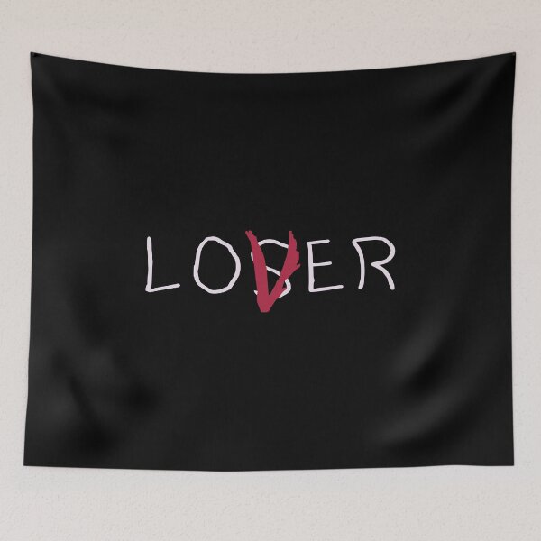 Item preview, Minimalist Lover / Loser Typography (illustration) designed and sold by mohammeDRT.