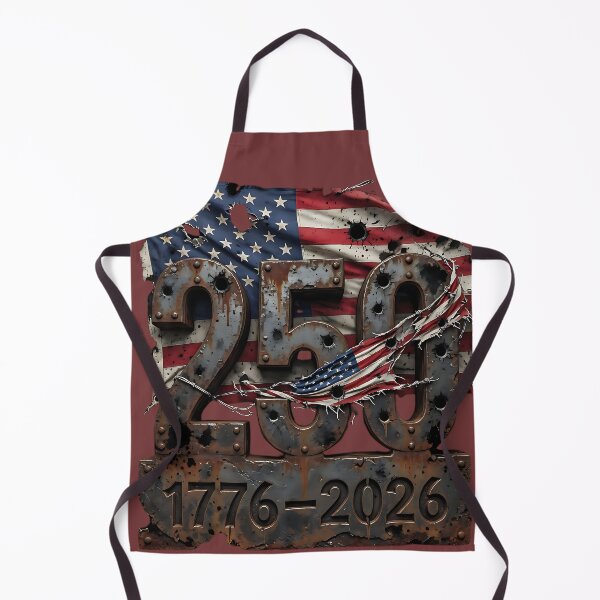 Item preview, Rusted Iron 250 Milestone American Flag 1776 2026 designed and sold by IronDissident.