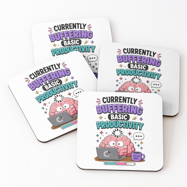 Item preview, Currently Buffering Basic Productivity Funny Burnout Humor designed and sold by Gift Phrase Studio.