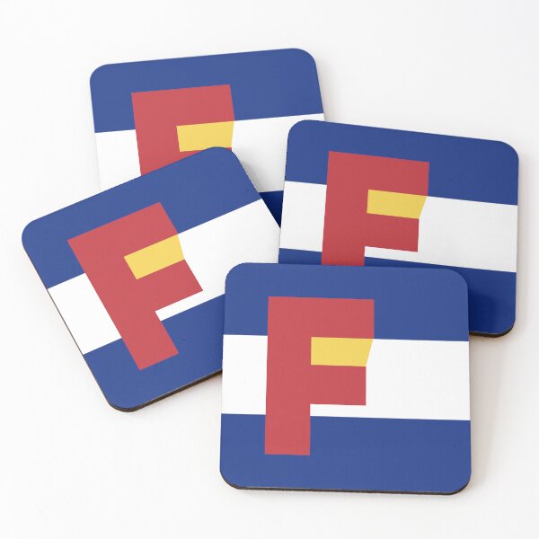 Item preview, Colorado Flag - Letter F designed and sold by FlagFontCO.