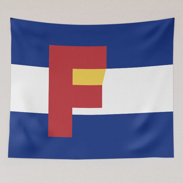 Item preview, Colorado Flag - Letter F designed and sold by FlagFontCO.
