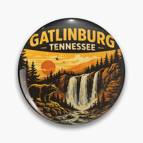 Item preview, Gatlinburg Tennessee Travel Art Emblem designed and sold by vectcd.