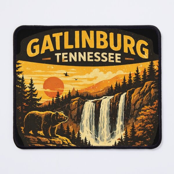 Item preview, Gatlinburg Tennessee Travel Art Emblem designed and sold by vectcd.