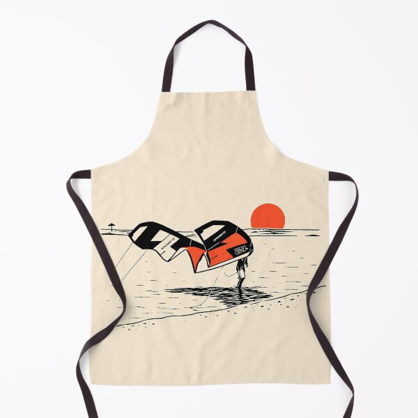 Item preview, Minimal Kite Rider Illustration – Beige Kitesurf Aesthetic Design designed and sold by Islabonita..