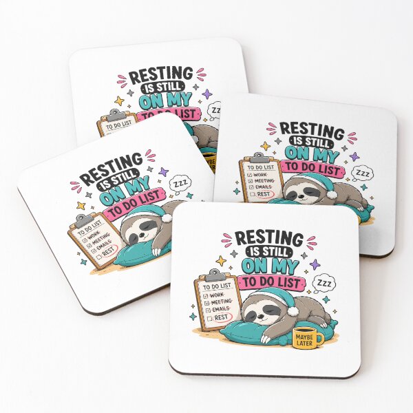 Item preview, Resting Is Still On My To Do List Funny Burnout Quote designed and sold by Magmashup.