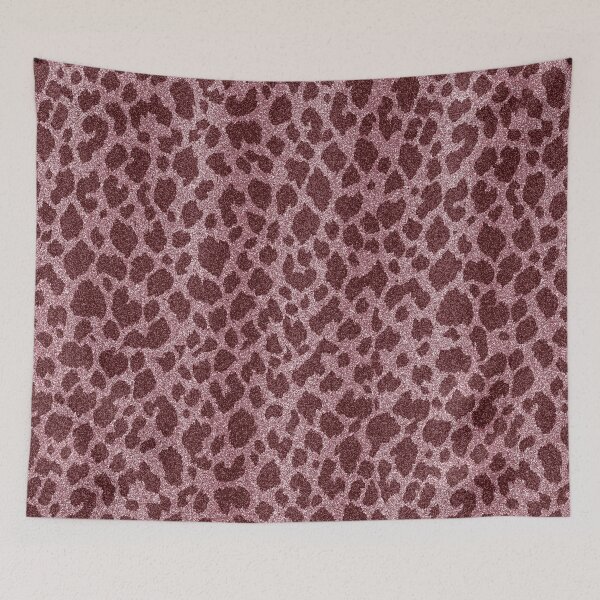 Item preview, Burgundy Leopard Hand Drawn Animal Print  designed and sold by SweetLilith.