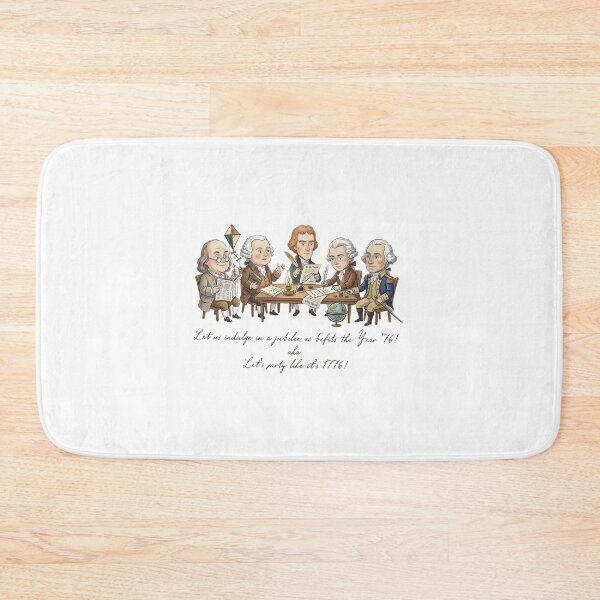 Item preview, Let's Party Like It's 1776 Funny Founding Fathers Cartoon designed and sold by MillieRhodes.