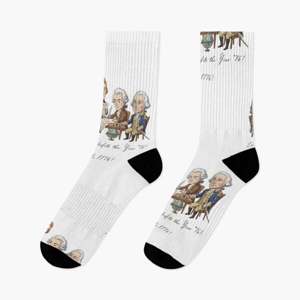 Item preview, Let's Party Like It's 1776 Funny Founding Fathers Cartoon designed and sold by MillieRhodes.