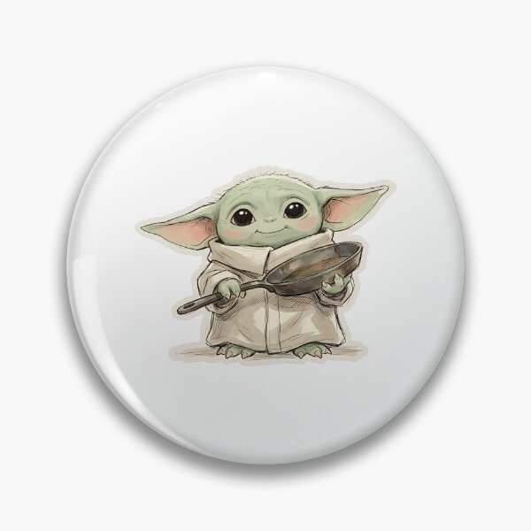 Item preview, BABY YODA VINTAGE PAN designed and sold by LIS AND MELIVERSO.