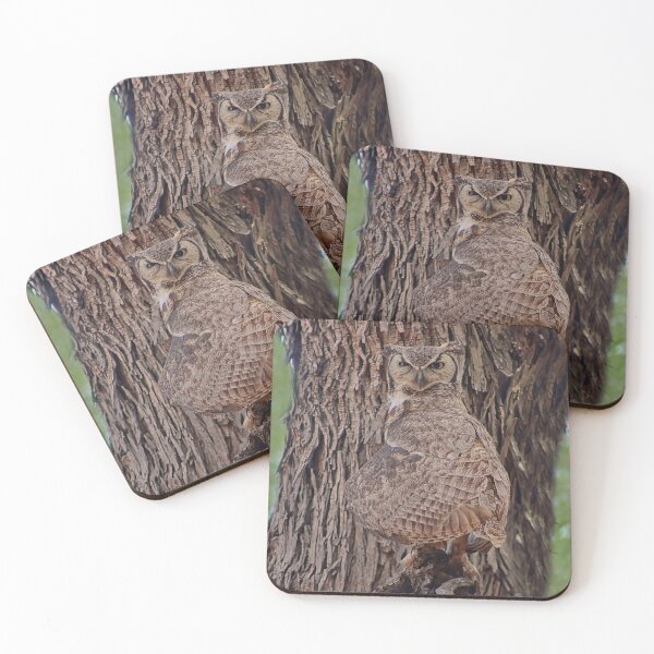Item preview, Great Horned Owl Head Turned designed and sold by simonjayphotos.