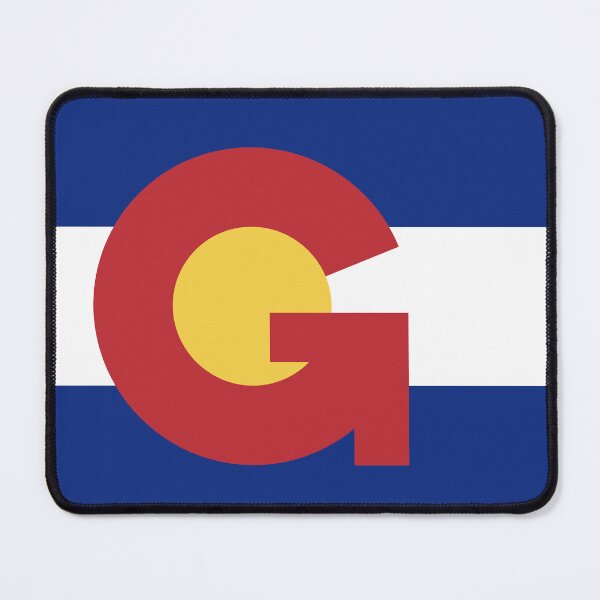 Item preview, Colorado Flag - Letter G designed and sold by FlagFontCO.