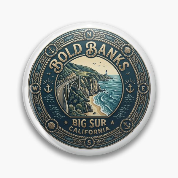 Item preview, BOLD BANKS Big Sur California designed and sold by Birdie and Flynn.