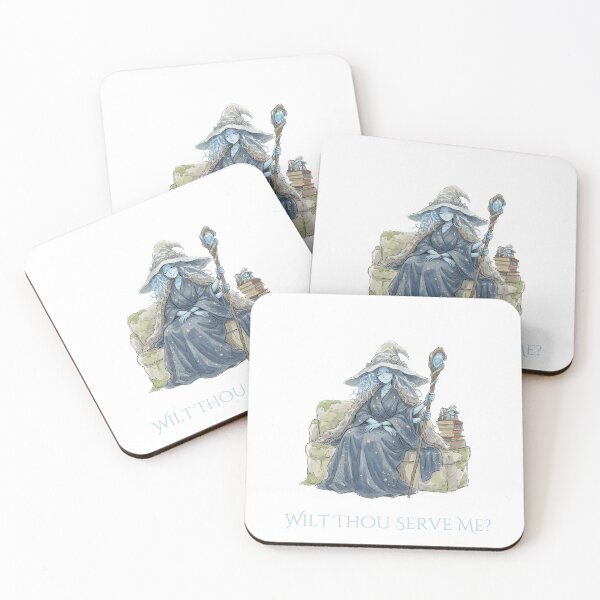 Item preview, Wilt Thou Serve Me - Ranni the Witch Elden Ring(Transparent Edition) designed and sold by IncognitoPrints.