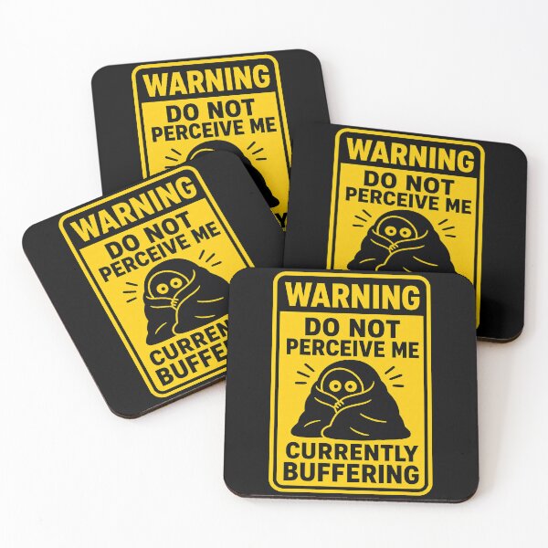 Item preview, ⚠️ WARNING Do Not Perceive Me – Currently Buffering designed and sold by Zamoar.