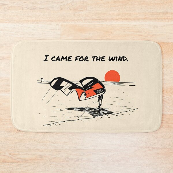 Item preview, I Came for the Wind – Kitesurf Minimal Quote Illustration designed and sold by Islabonita..