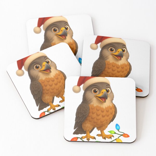 Item preview, Christmas Cooper’s Hawk designed and sold by Sillytoe.