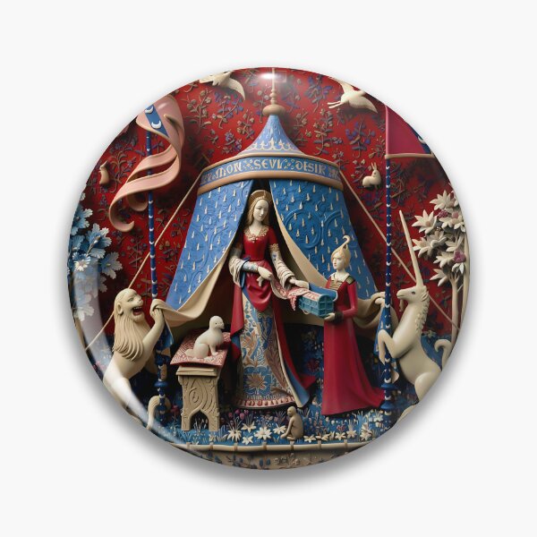 Item preview, The Lady and the Unicorn designed and sold by Vicky Brago-Mitchell®.
