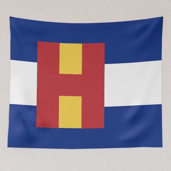 Item preview, Colorado Flag - Letter H designed and sold by FlagFontCO.