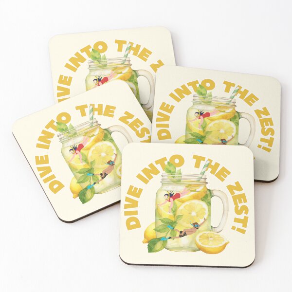 Item preview, Dive Into the Zest Funny Lemonade Scuba Diver Graphic designed and sold by SilverSeaBKK.