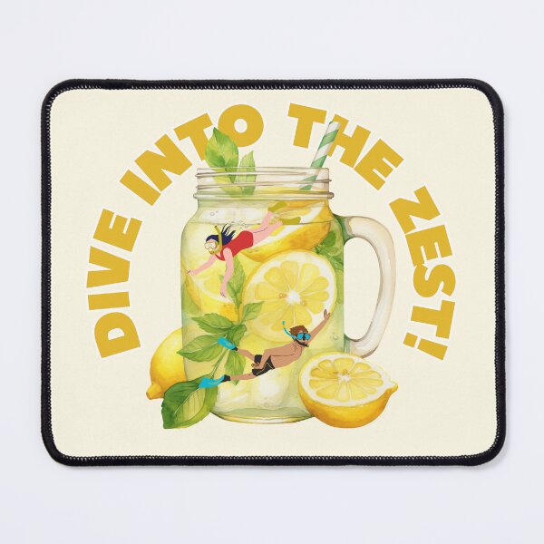 Item preview, Dive Into the Zest Funny Lemonade Scuba Diver Graphic designed and sold by SilverSeaBKK.