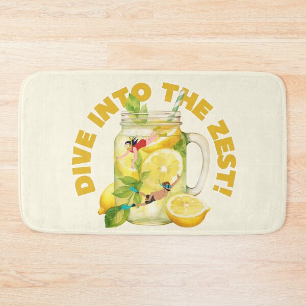 Item preview, Dive Into the Zest Funny Lemonade Scuba Diver Graphic designed and sold by SilverSeaBKK.