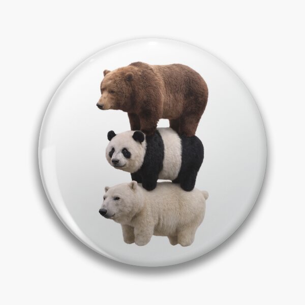 Item preview, Funny We Bears Realistic Stacked Bears Meme designed and sold by Achkalona.